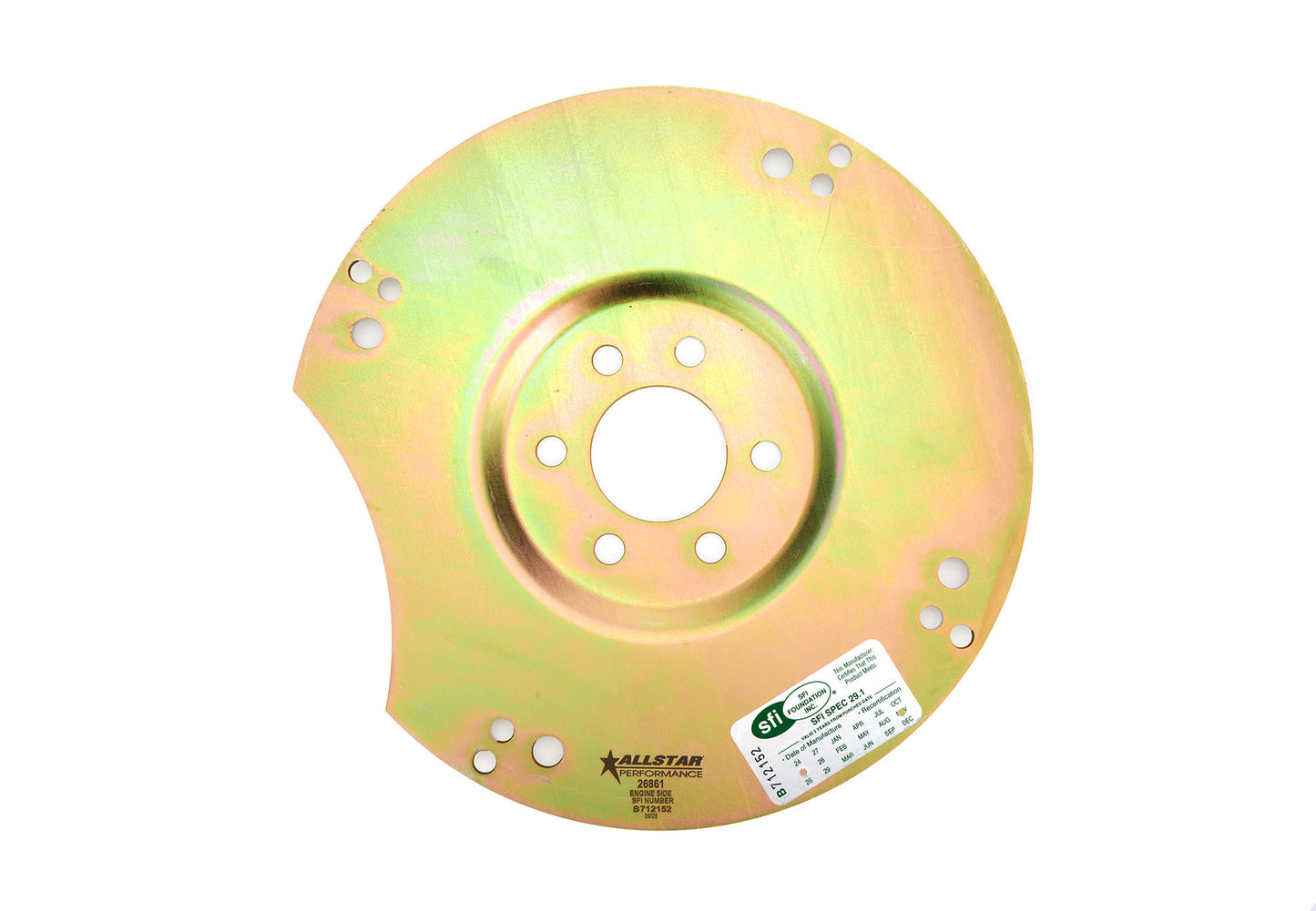 Allstar Performance Flexplate - SFI 29.1 - Steel - External Balance - 2-Piece Seal - Mopar B / RB-Series - Each
