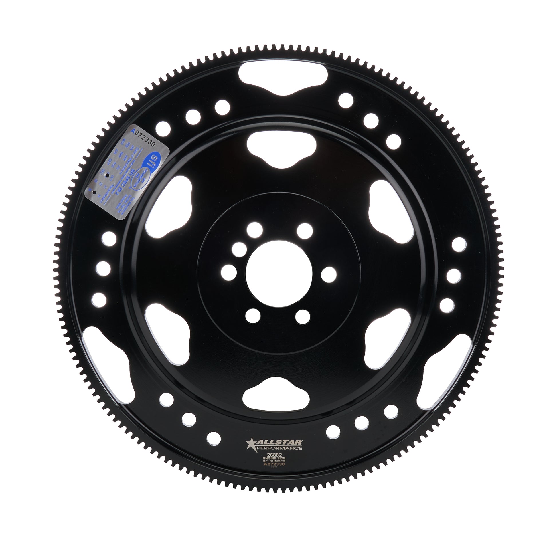 Allstar Performance Flexplate - 168 Tooth - SFI 29.2 - Billet Steel - Internal Balance - 1-Piece Seal - GM LS-Series -