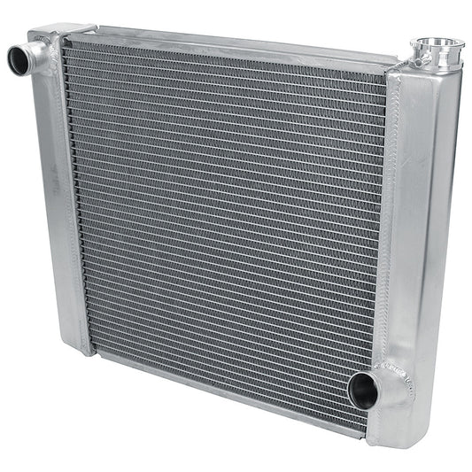 Allstar Performance Radiator - 22 in W x 19 in H x 2.25 in D - Single Pass - Driver Side Inlet - Passenger Side Outlet