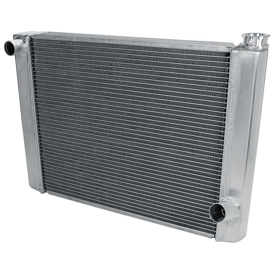 Allstar Performance Radiator - 26 in W x 19 in H x 2.25 in D - Single Pass - Driver Side Inlet - Passenger Side Outlet