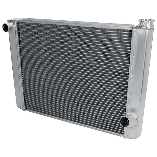 Allstar Performance Radiator - 26 in W x 19 in H x 2.25 in D - Single Pass - Driver Side Inlet - Passenger Side Outlet