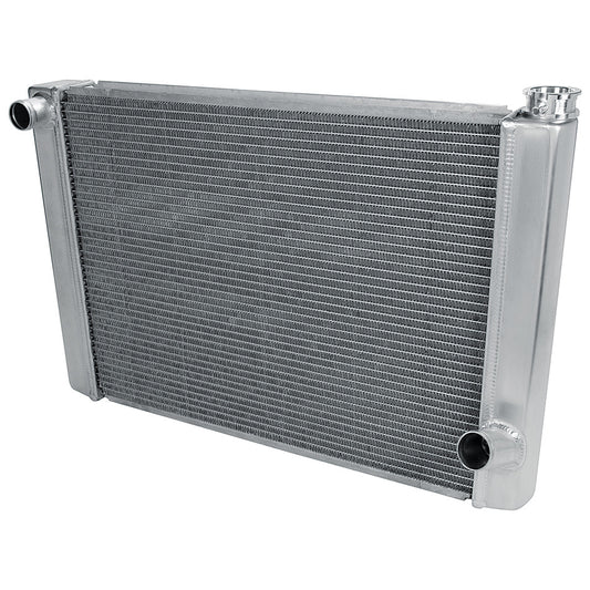 Allstar Performance Radiator - 28 in W x 19 in H x 2.25 in D - Single Pass - Driver Side Inlet - Passenger Side Outlet