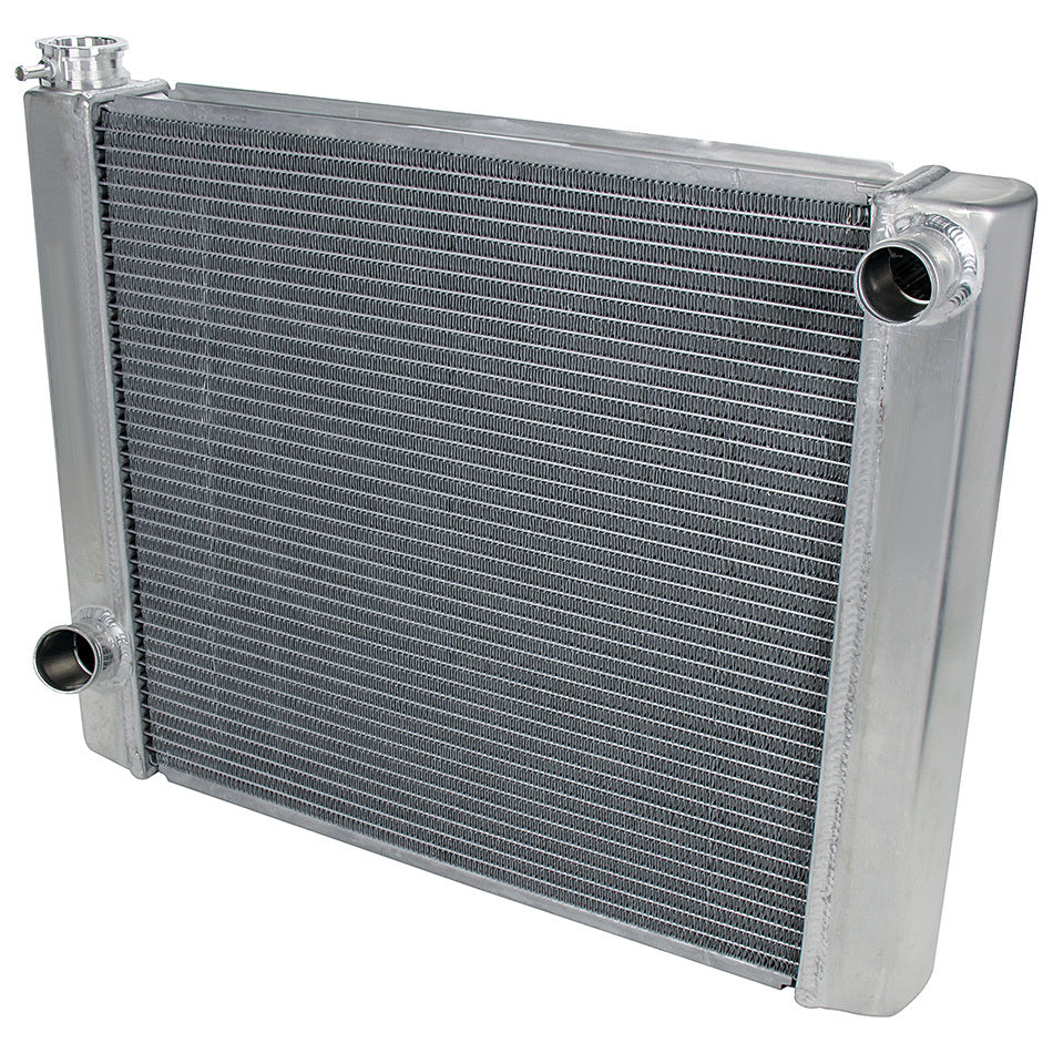 Allstar Performance Radiator - 24 in W x 19 in H x 2.25 in D - Single Pass - Passenger Side Inlet - Driver Side Outlet