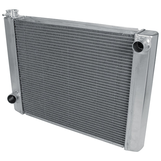 Allstar Performance Radiator - 26 in W x 19 in H x 2.25 in D - Single Pass - Passenger Side Inlet - Driver Side Outlet