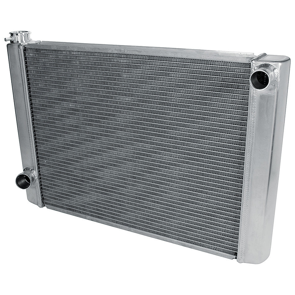 Allstar Performance Radiator - 28 in W x 19 in H x 2.25 in D - Single Pass - Passenger Side Inlet - Driver Side Outlet