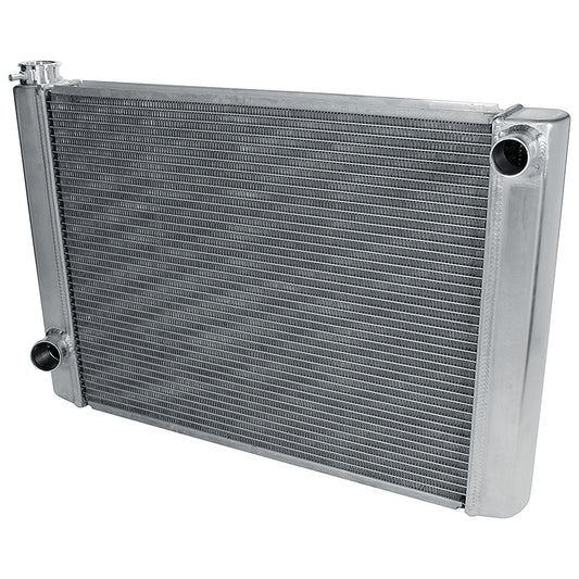Allstar Performance Radiator - 28 in W x 19 in H x 2.25 in D - Single Pass - Passenger Side Inlet - Driver Side Outlet