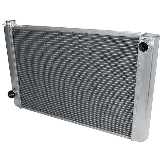 Allstar Performance Radiator - 31 in W x 19 in H x 2.25 in D - Single Pass - Passenger Side Inlet - Driver Side Outlet