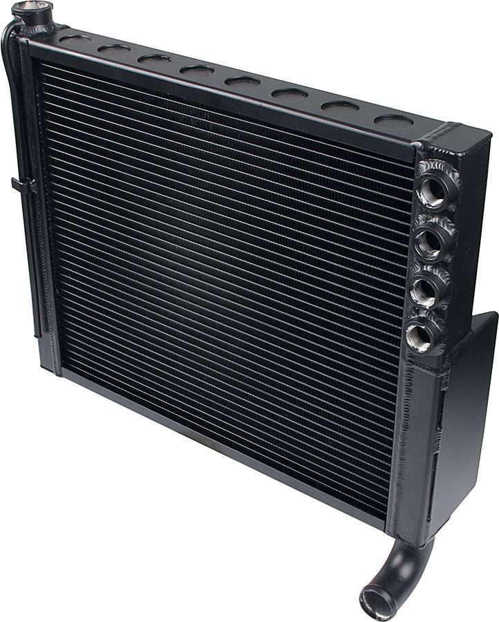 Allstar Performance Radiator - 20.5 in W x 18.5 in H x 2.375 in D - Dual Pass - Passenger Side Inlet - Passenger Side