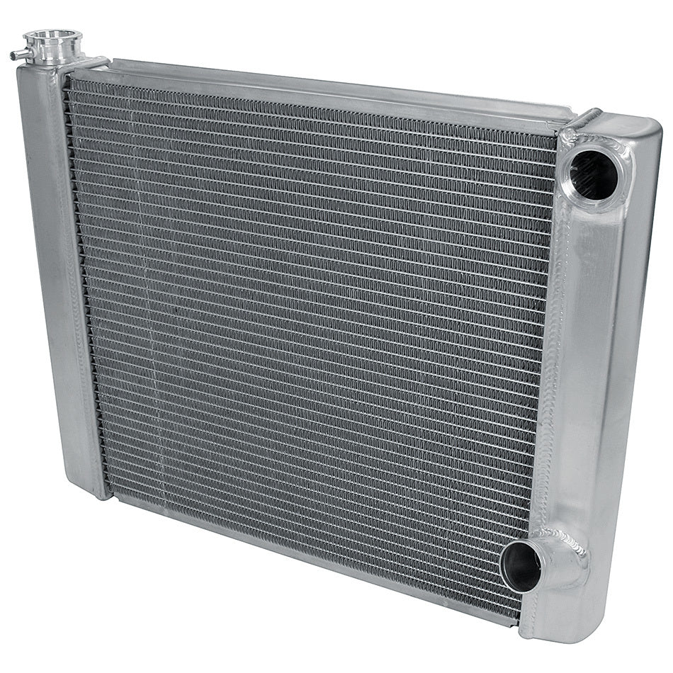 Allstar Performance Radiator - 24 in W x 19 in H x 2.25 in D - Dual Pass - Passenger Side Inlet - Passenger Side