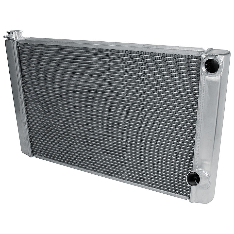 Allstar Performance Radiator - 31 in W x 19 in H x 2.25 in D - Dual Pass - Passenger Side Inlet - Passenger Side