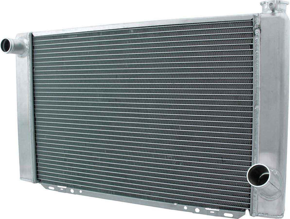 Allstar Performance Radiator - 26 in W x 16 in H x 2.25 in D - Single Pass - Driver Side Inlet - Passenger Side Outlet
