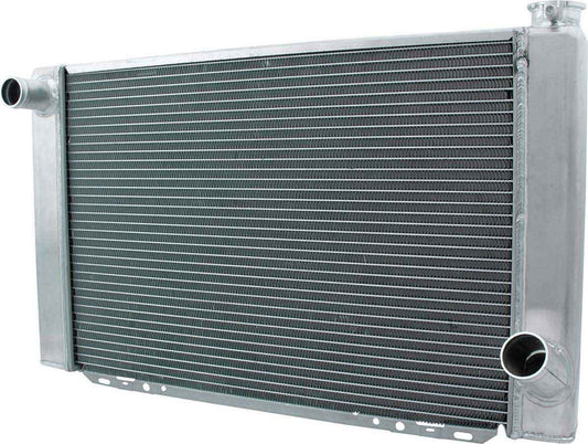 Allstar Performance Radiator - 26 in W x 16 in H x 2.25 in D - Single Pass - Driver Side Inlet - Passenger Side Outlet