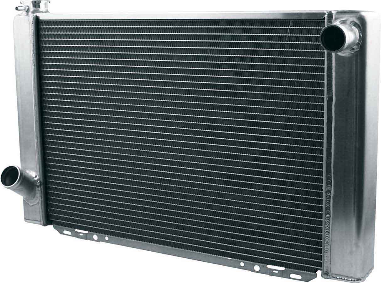 Allstar Performance Radiator - 28 in W x 16 in H x 2.25 in D - Single Pass - Passenger Side Inlet - Driver Side Outlet