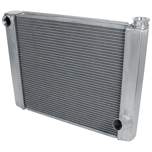 Allstar Performance Radiator - 24 in W x 19 in H x 2.25 in D - Triple Pass - Driver Side Inlet - Passenger Side Outlet