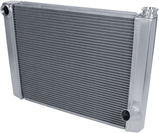 Allstar Performance Radiator - 28 in W x 19 in H x 2.25 in D - Triple Pass - Driver Side Inlet - Passenger Side Outlet