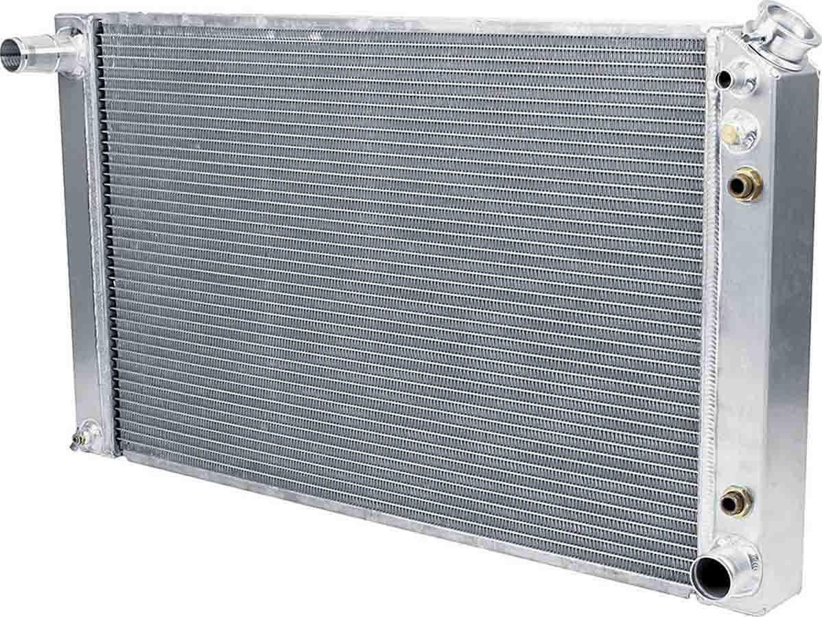 Allstar Performance Radiator - 34 in W x 19.5 in H x 2.25 in D - Driver Side Inlet - Passenger Side Outlet - Oil