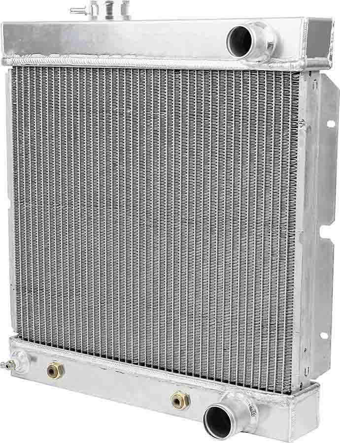 Allstar Performance Radiator - 19.75 in W x 21 in H x 2.25 in D - Passenger Side Inlet - Passenger Side Outlet - Oil