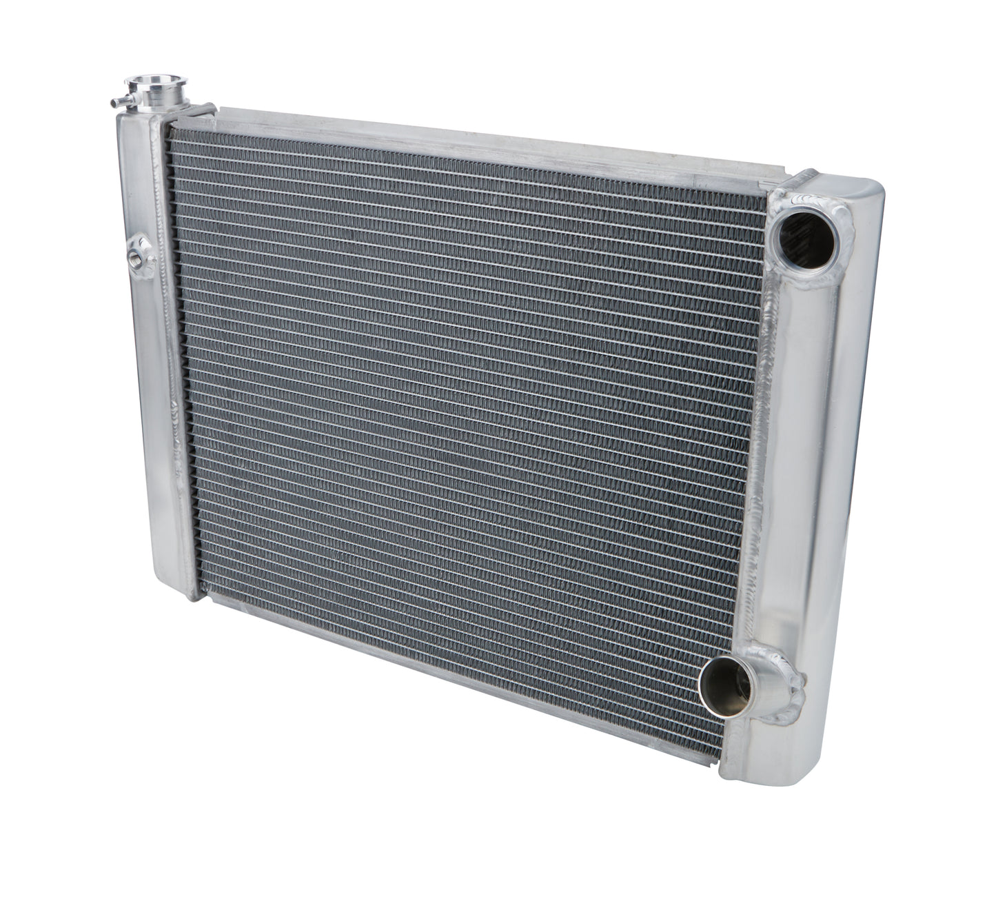 Allstar Performance Radiator - 26 in W x 19 in H x 2.25 in D - Dual Pass - Passenger Side Inlet - Passenger Side