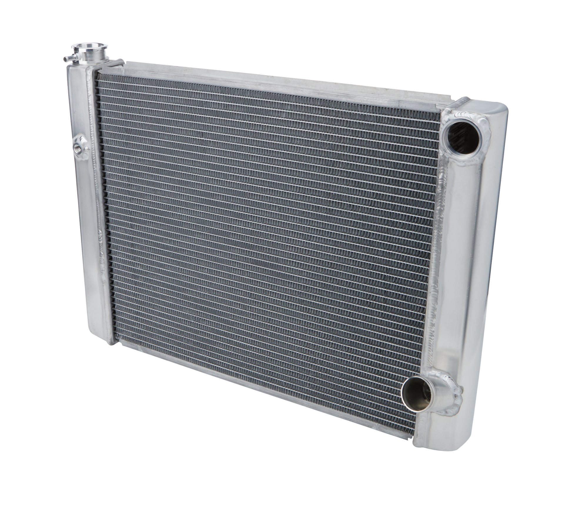 Allstar Performance Radiator - 26 in W x 19 in H x 2.25 in D - Dual Pass - Passenger Side Inlet - Passenger Side