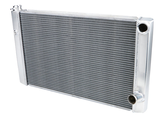 Allstar Performance Radiator - 31 in W x 19 in H x 2.25 in D - Dual Pass - Passenger Side Inlet - Passenger Side