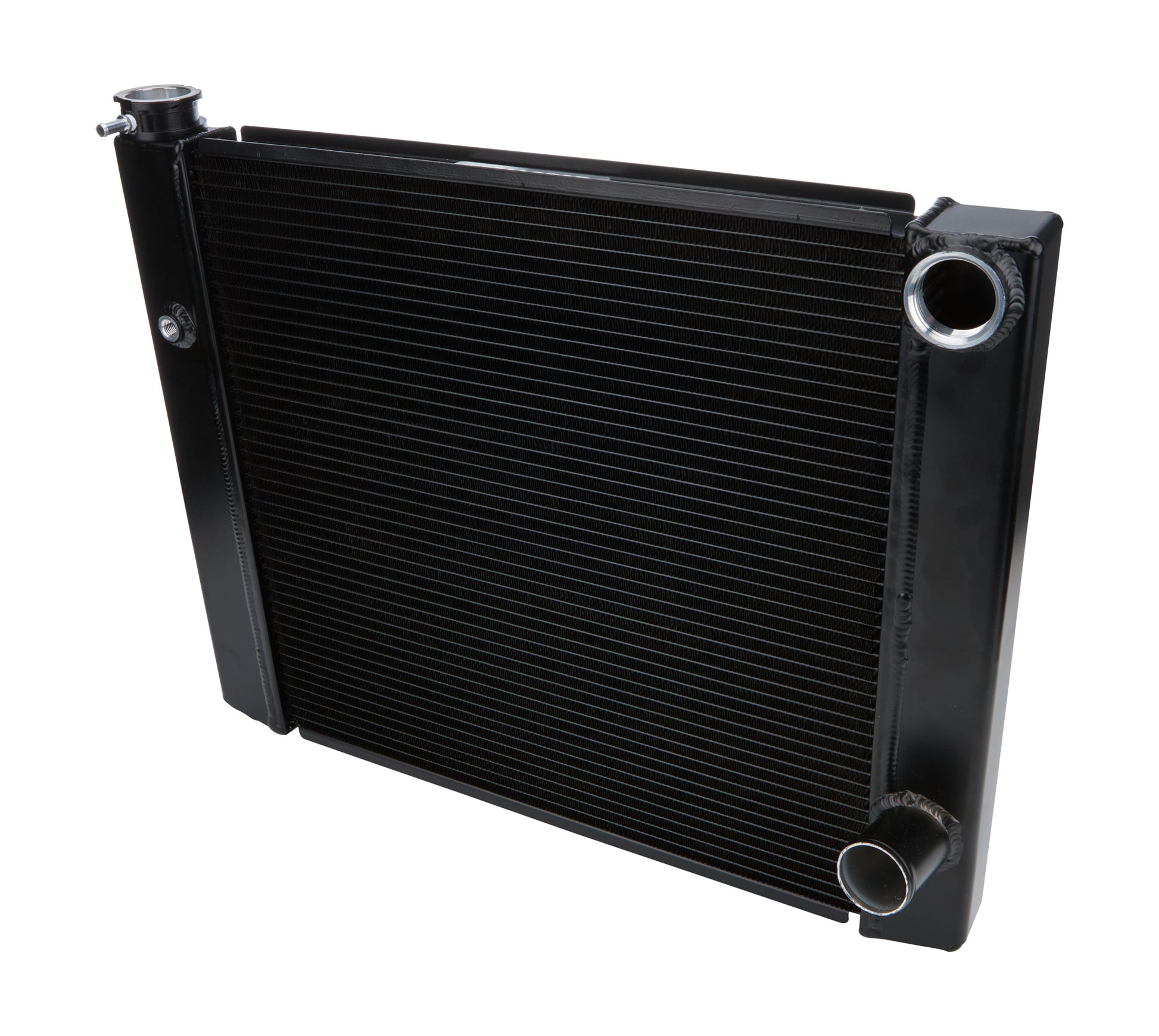 Allstar Performance Radiator - 24 in W x 19 in H x 1.5 in D - Dual Pass - Passenger Side Inlet - Passenger Side Outlet