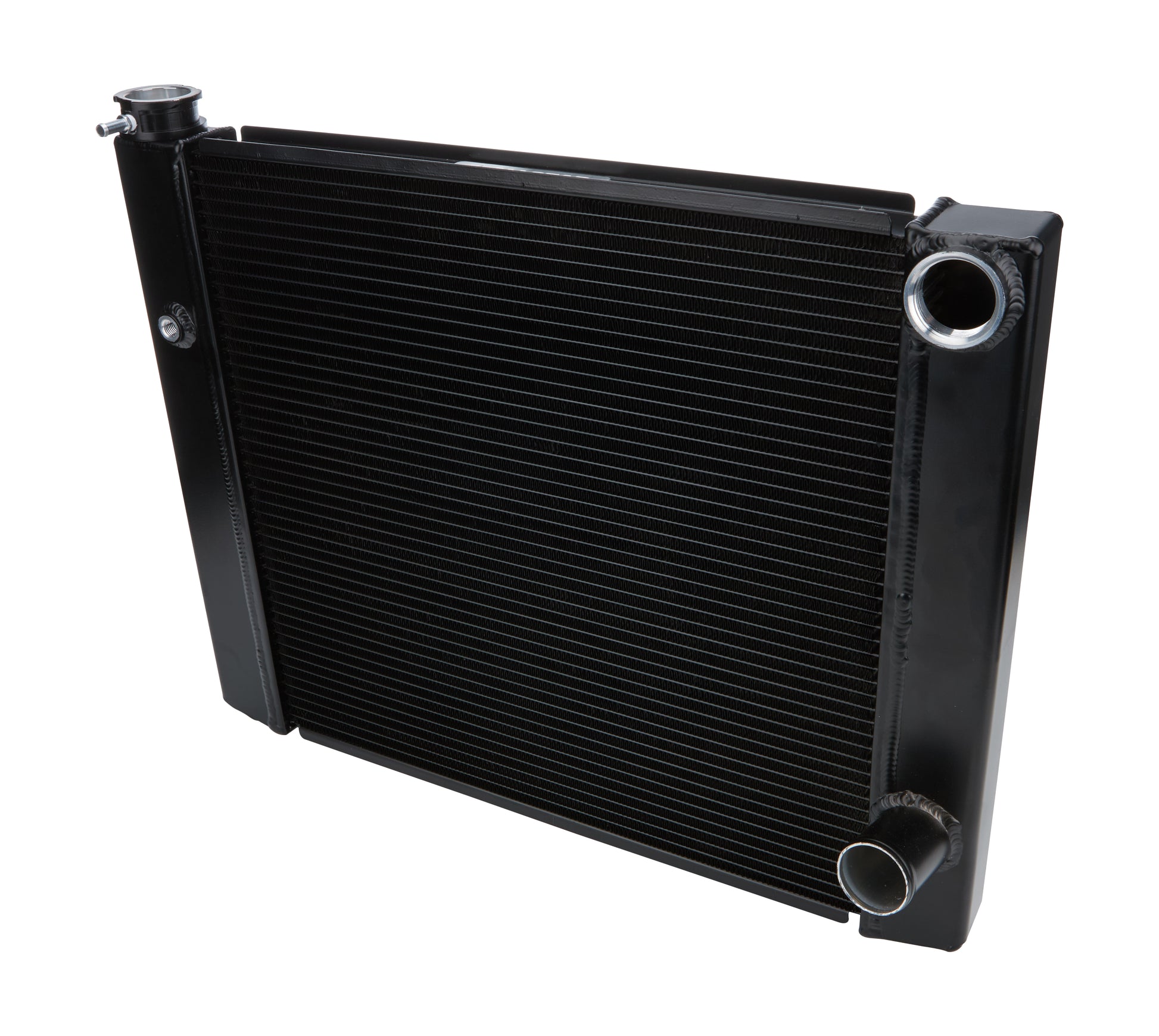 Allstar Performance Radiator - 28 in W x 19 in H x 1.5 in D - Dual Pass - Passenger Side Inlet - Passenger Side Outlet