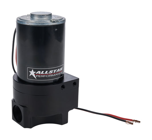 Allstar Performance Water Pump - Electric - 12 AN Female O-Ring Inlet and Outlet - Remote Mount - Aluminum - Black