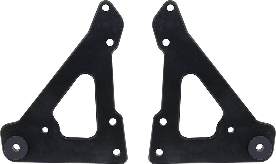 Allstar Performance Motor Plate - Front - 19.5 in Center to Center - 0.375 in Thick - 2-Piece - Bushings - Aluminum -