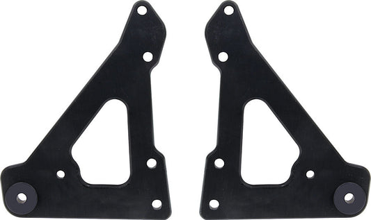 Allstar Performance Motor Plate - Front - 19.5 in Center to Center - 0.375 in Thick - 2-Piece - Bushings - Aluminum -