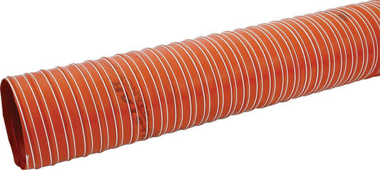 Allstar Performance Air or Brake Duct Hose - 4 in Diameter - 10 ft - 550 Degrees - Silicone Coated Fiberglass Hose -