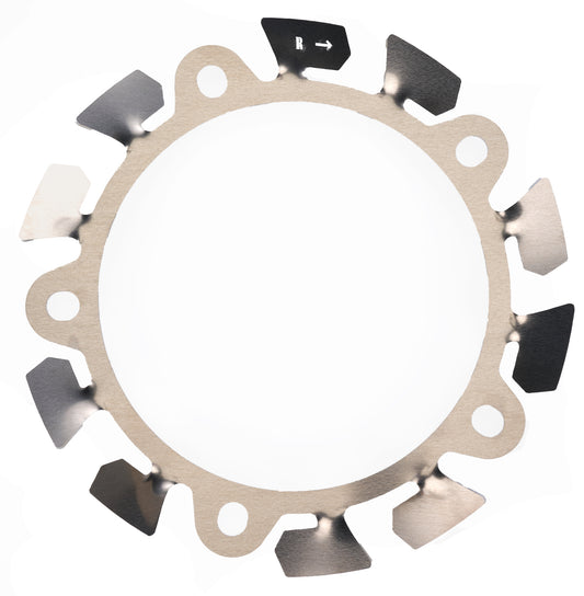 Allstar Performance Brake Cooling Fan - Passenger Side - Hub Mounted - 12.75 in Diameter - Wide 5 Bolt Pattern - 5/8