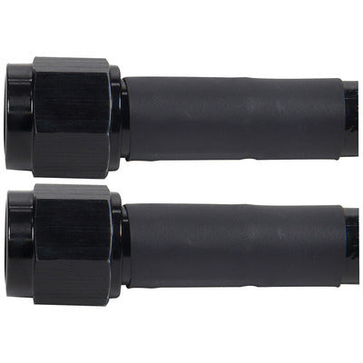 Allstar Performance AN Hose Assembly - 21 in Long - 6 AN Hose - 6 AN Straight to 6 AN Straight Female - Braided