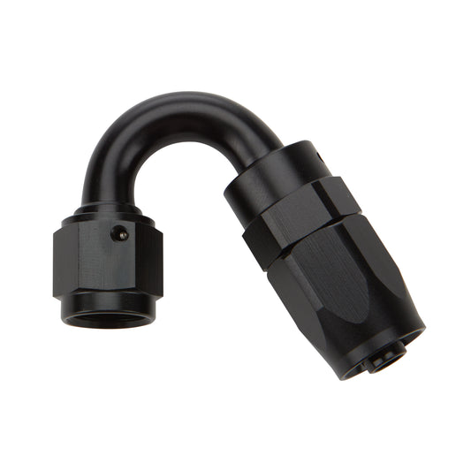 Allstar Performance Fitting - Hose End - 150 Degree - 16 AN Hose to 16 AN Female Swivel - Aluminum - Black Anodized -