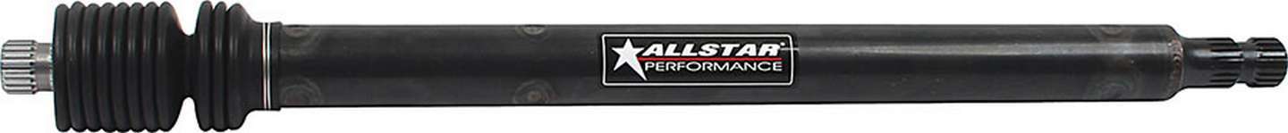 Allstar Performance Steering Shaft - Collapsible - 24-1/2 in Long - 3/4-20 Spline - Collapses 7 in - Steel - Black