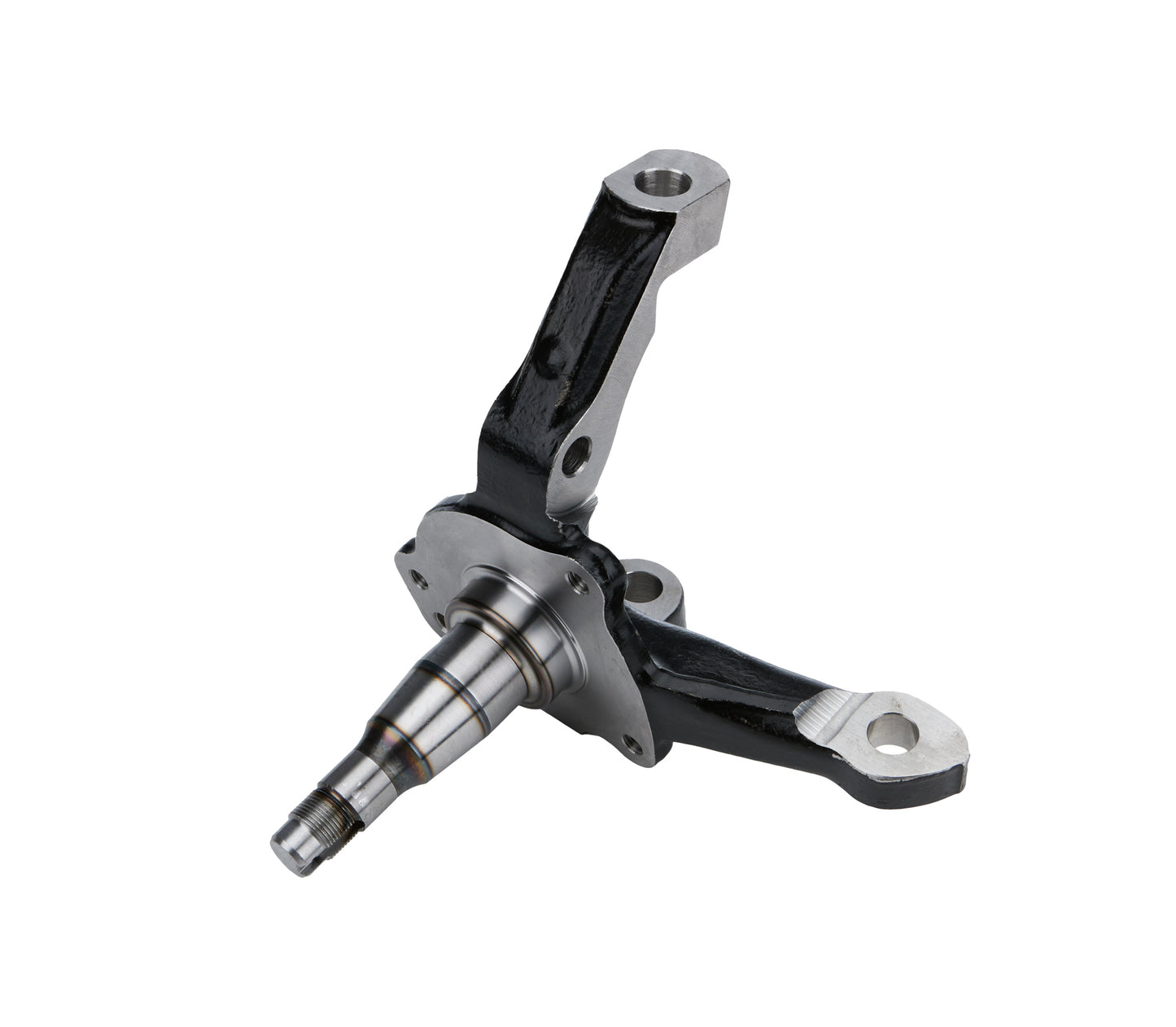 Allstar Performance Spindle - Stock Pin Height - 8 Degree - 1.5 in Taper - Passenger Side - Forged Steel - Black Paint