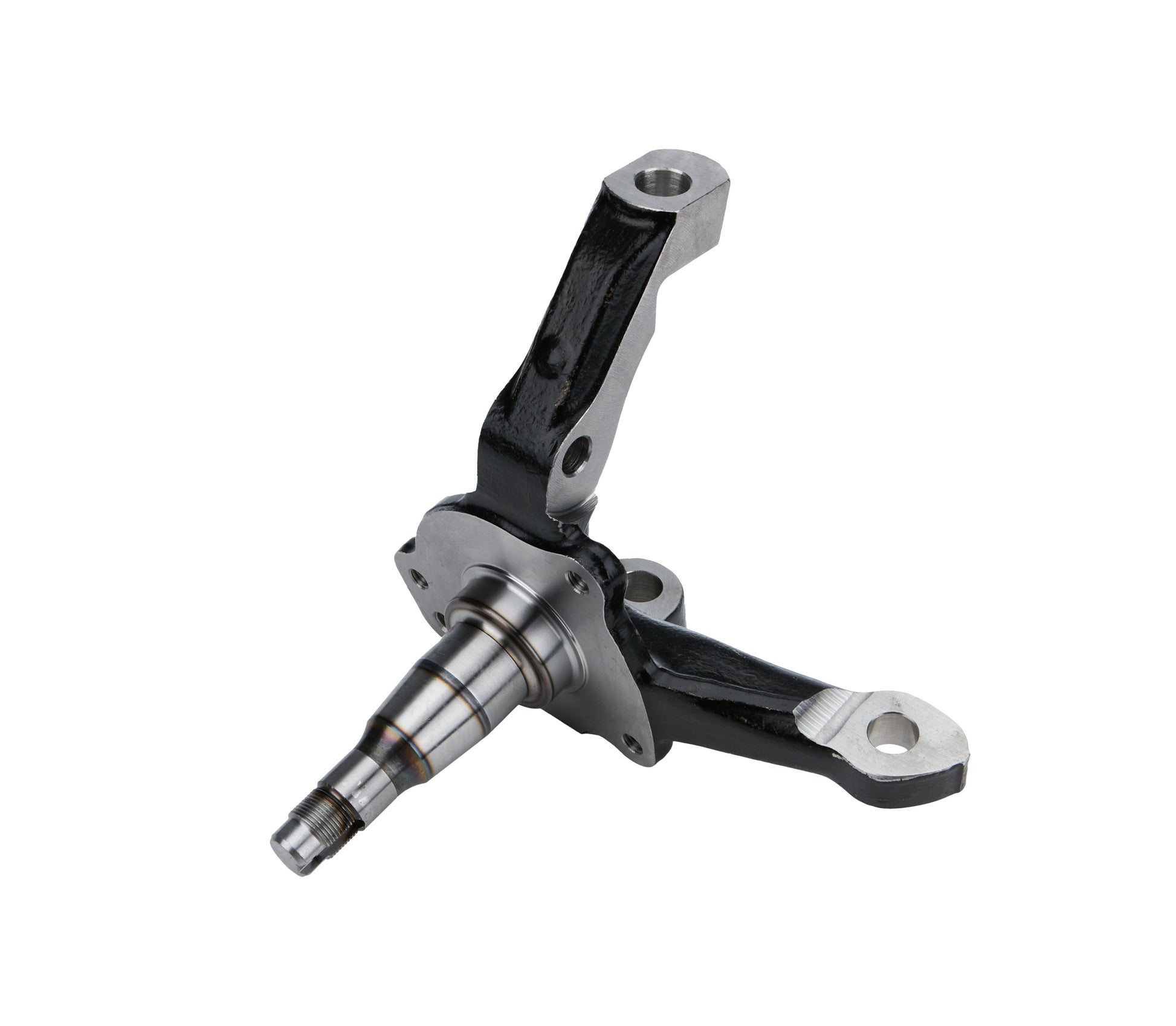 Allstar Performance Spindle - Stock Pin Height - 8 Degree - 1.5 in Taper - Passenger Side - Forged Steel - Black Paint