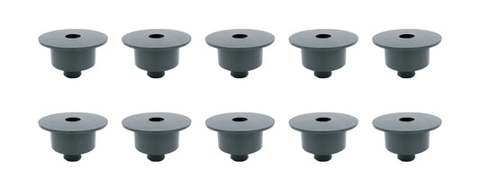 Allstar Performance Spring Cup - Upper - Oversize - 5-1/2 in OD Spring - Steel - Black Powder Coat - Universal - Set
