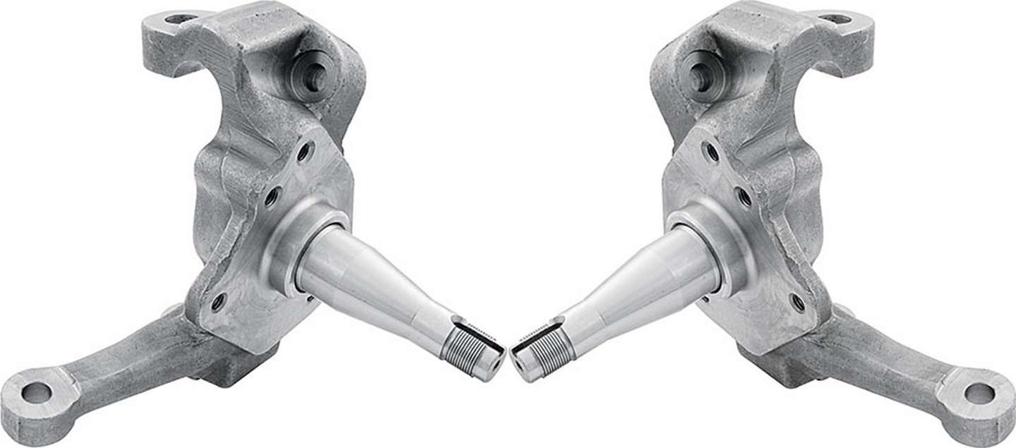 Allstar Performance Spindle - 2 in Drop Spindle - Cast Steel - Black Paint - Ford Mustang II - Kit