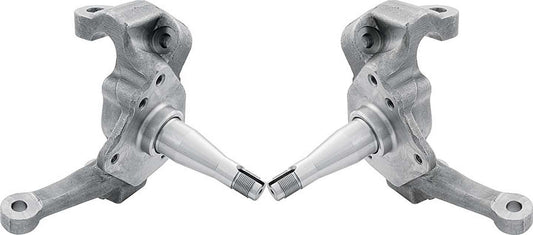 Allstar Performance Spindle - 2 in Drop Spindle - Cast Steel - Black Paint - Ford Mustang II - Kit
