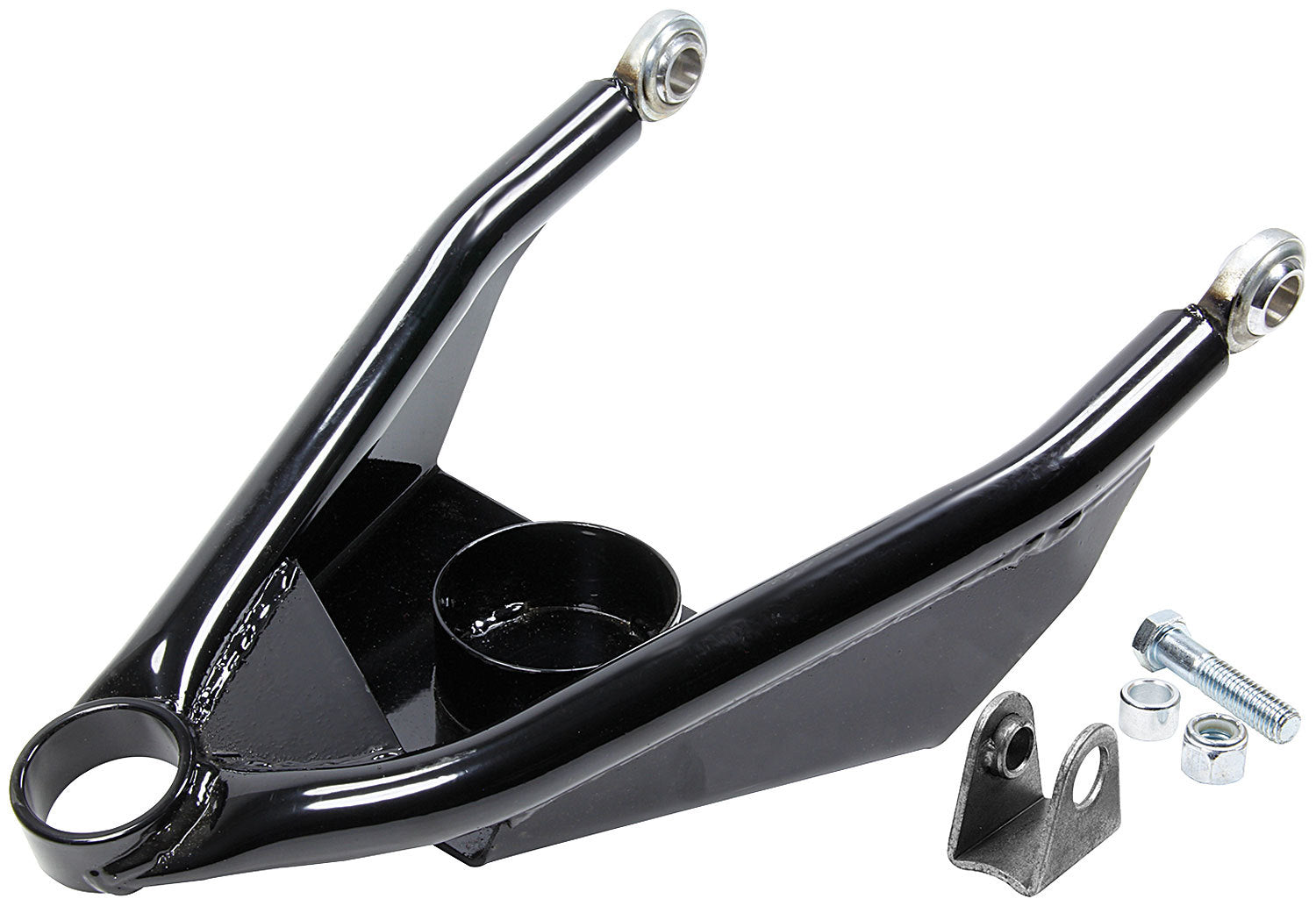 Allstar Performance Control Arm - Tubular - Round Tube - 3/4 in Rod End - Passenger Side - Lower - Press-In Ball Joint