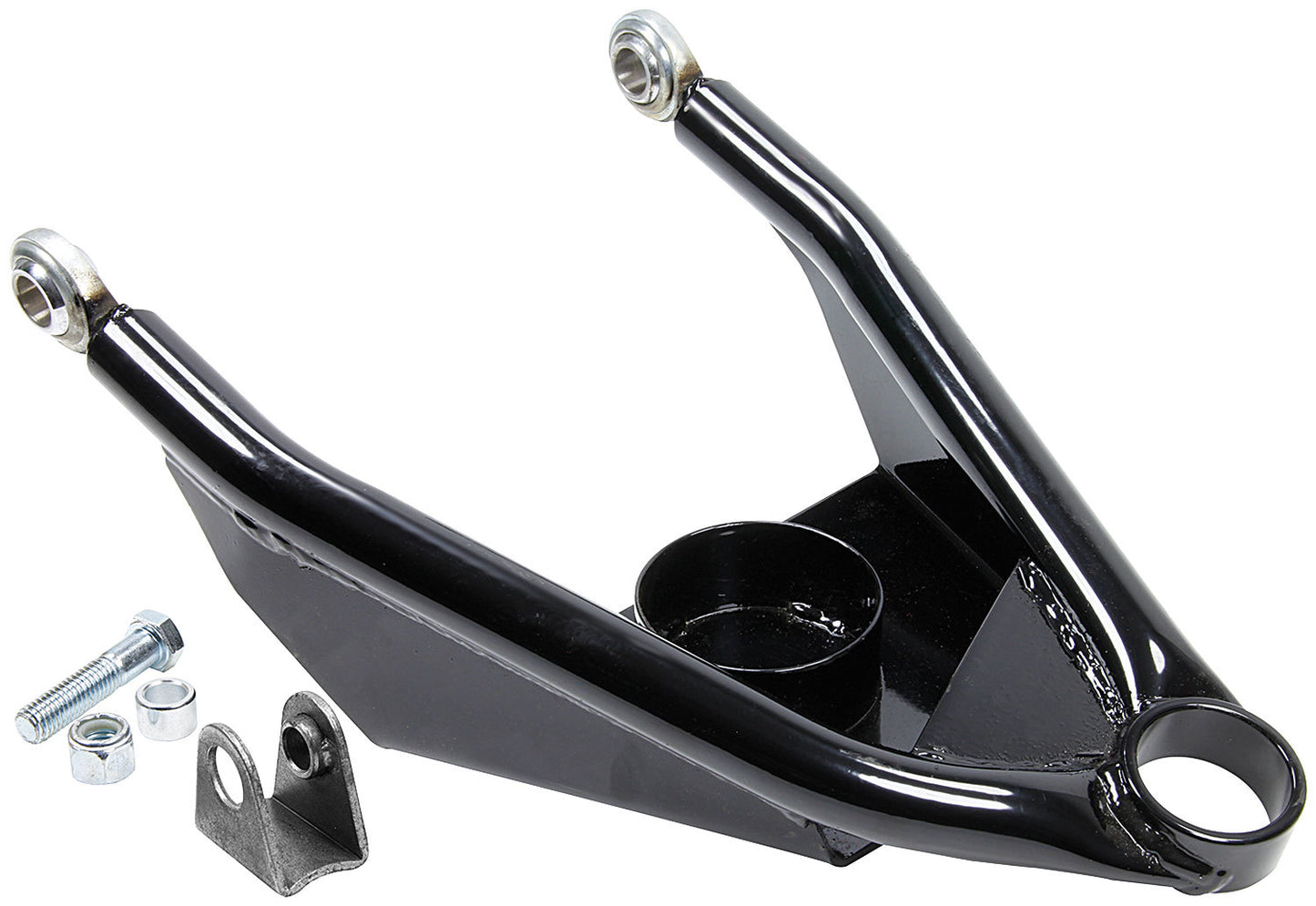 Allstar Performance Control Arm - Tubular - Round Tube - 3/4 in Rod End - Driver Side - Lower - Press-In Ball Joint -