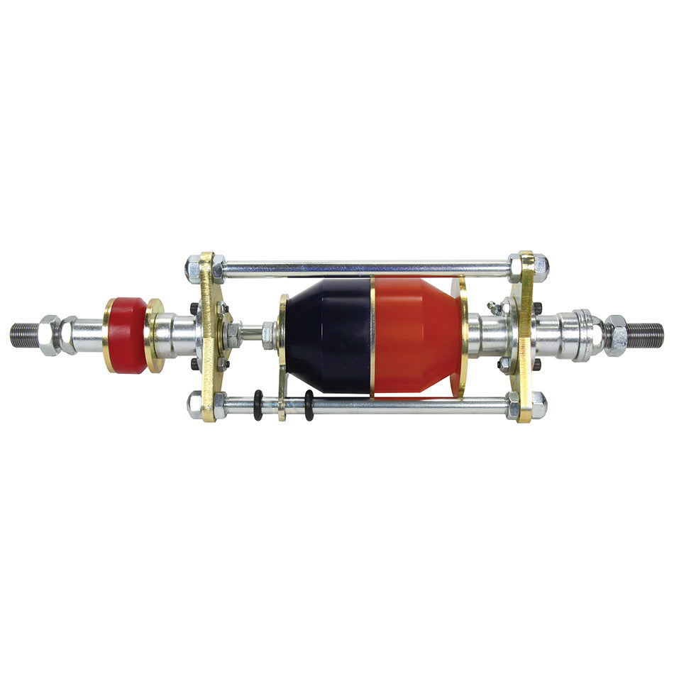 Allstar Performance Torque Link - Bushing Style Pull Bar - Dual Shaft - 18 in Long - Urethane Bushings - Steel - Each