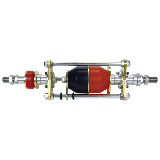 Allstar Performance Torque Link - Bushing Style Pull Bar - Dual Shaft - 18 in Long - Urethane Bushings - Steel - Each