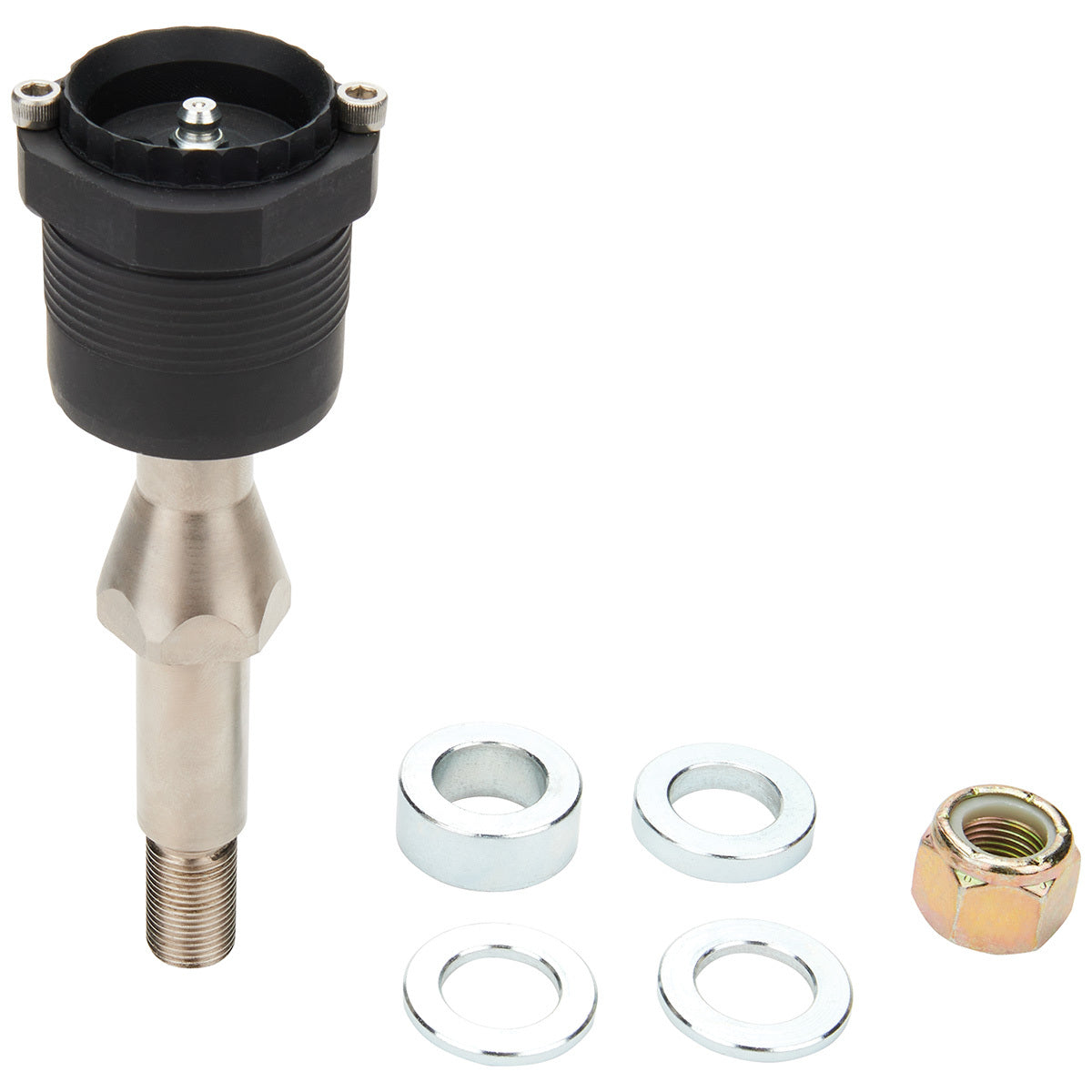 Allstar Performance Ball Joint - Take Apart - Straight Pin - Greasable - Upper - Screw-In - Low Friction - Adjustable