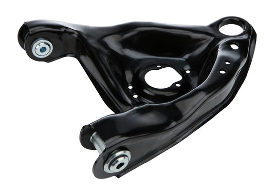 Allstar Performance Control Arm - OEM Style - Driver Side - Lower - Weld-On Ball Joints - Steel - Black Powder Coat -