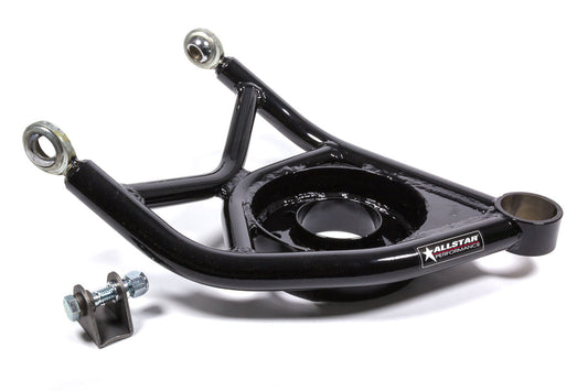 Allstar Performance Control Arm - Tubular - Driver Side - Lower - Press-In Ball Joint - Steel - Black Powder Coat - GM