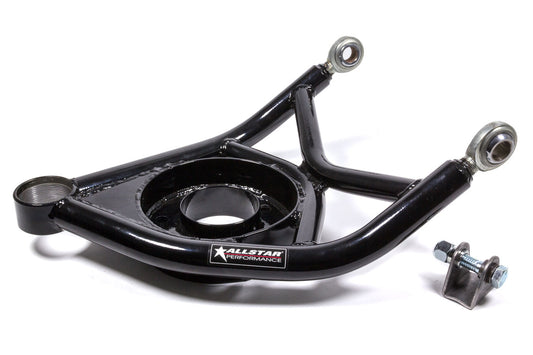 Allstar Performance Control Arm - Tubular - Passenger Side - Lower - Screw-In Ball Joint - Steel - Black Powder Coat -