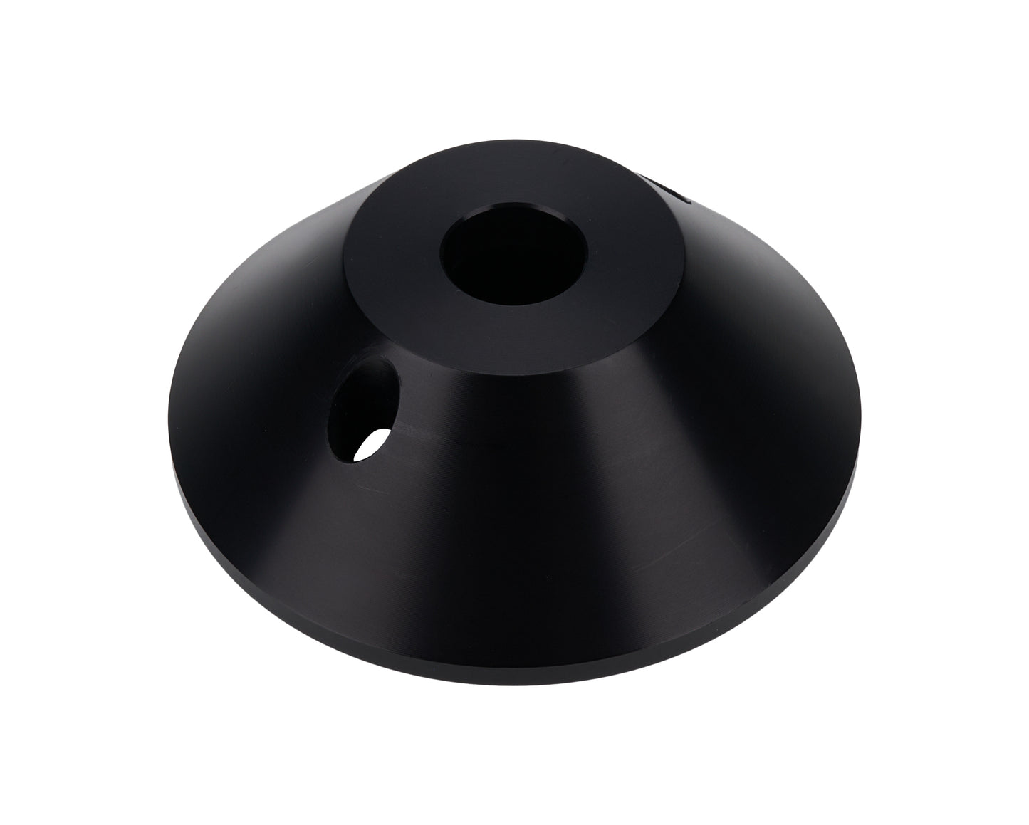 Allstar Performance Coil-Over Spring Seat - 2.5 in ID Spring - 5/8 in Center Hole - Aluminum - Black Anodized - Each