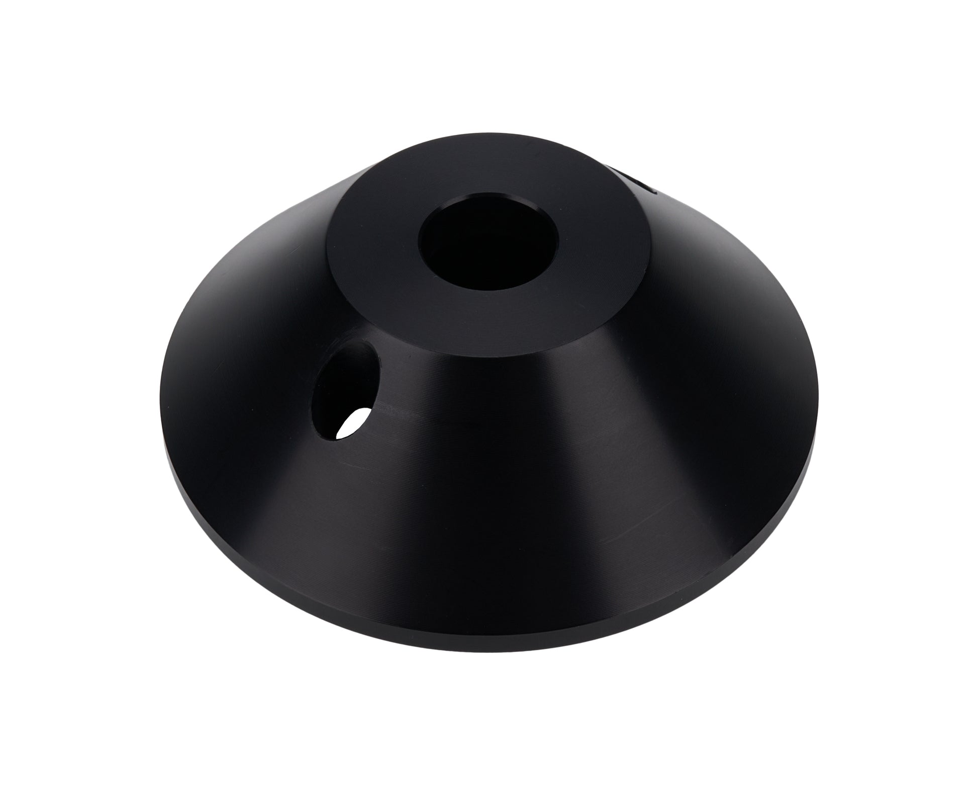 Allstar Performance Coil-Over Spring Seat - 2.5 in ID Spring - 5/8 in Center Hole - Aluminum - Black Anodized - Each