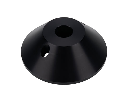 Allstar Performance Coil-Over Spring Seat - 2.5 in ID Spring - 5/8 in Center Hole - Aluminum - Black Anodized - Each